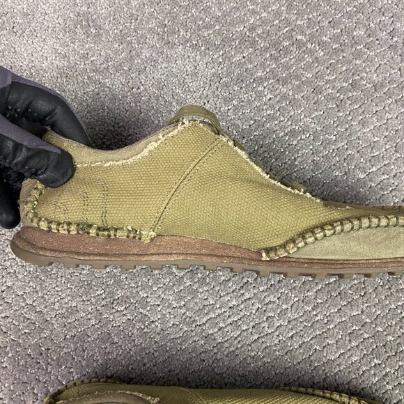 The North Face Hayden Canvas Lace Up Shoes Men's 10 Tan Cork Olive - Picture 8 of 12